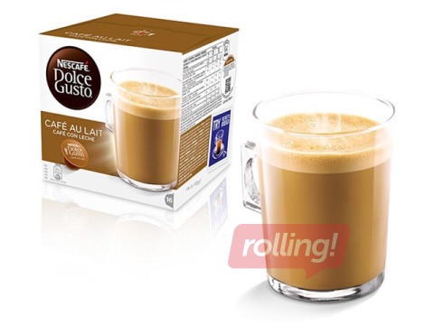 Kohvikapslid Nescafe Cafe Au Lait, Dolce Gusto, 16tk