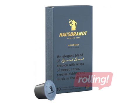 Kohvikapslid Hausbrandt Gourmet Arabica, Nespresso, 10tk