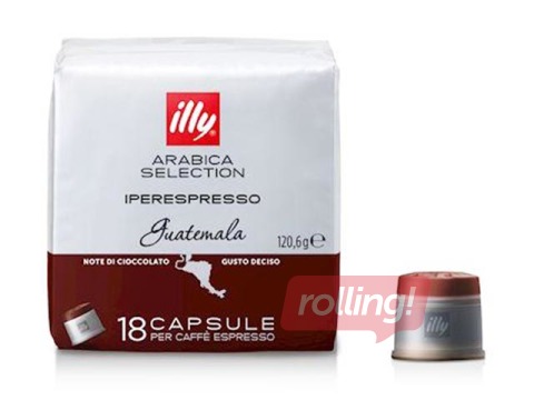 Kohvikapslid Illy Arabica Selection Guatemala, IperEspresso, 18tk