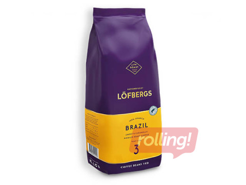 Кофе в зёрнах Löfbergs Brazil Medium Roast, 1кг