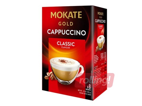 Cappuccino drink Mokate Gold classic, 12.5gx8gb