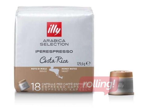 Kohvikapslid Illy IperEspresso, Costa Rica, 18tk