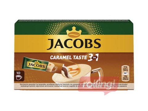 Kohvijook Jacobs 3in1, karamell, 10x16.9g