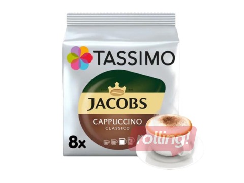 Kohvikapslid Jacobs Tassimo, Cappuccino Classico, 8tk