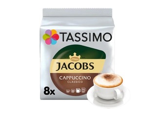 Kohvikapslid Jacobs Tassimo, Cappuccino Classico, 8tk