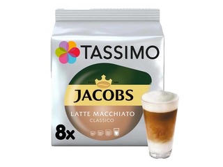 Kohvikapslid Jacobs Tassimo, Latte Macchiato Classico, 8tk