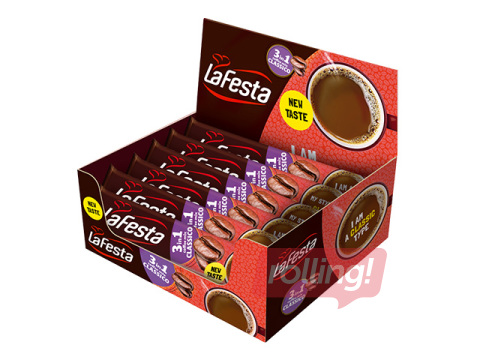 Kohvijook Lafesta, Classic 3in1, 24x12.5g