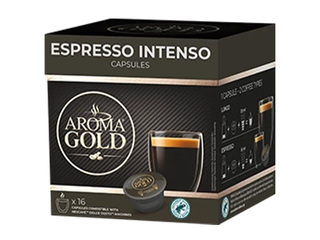 Kohvikapslid Aroma Gold, Espresso Intenso, 16tk.