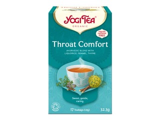 Tee kurgule Ayurvedic Bio Yogi Tea For Throat Comfort, 17 tk. 