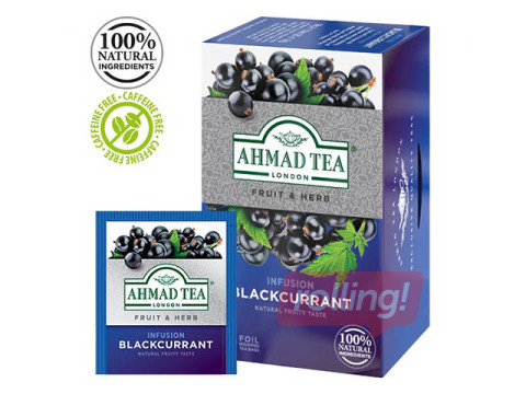 Puuviljatee Ahmad Blackcurrant, 20 tk./pakis