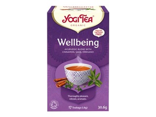 Чай аюрведический Био Yogi Wellbeing, 17 пачек. 