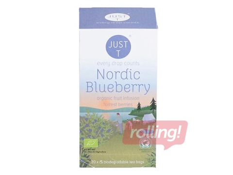 Puuviljatee Just-T Nordic Blueberry Bio 1,75g x 20 tk.