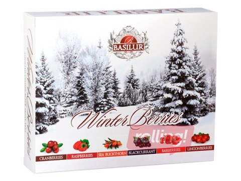 Assorted teas Basilur Winter berries assorted, 2g x 60 pac.