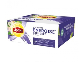 Must tes Lipton Earl Grey, 100 pakki.