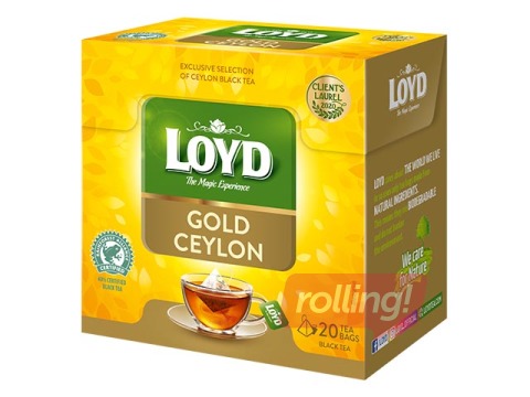 Must tee Loyd Pyramids Gold Ceylon, 20x2 g