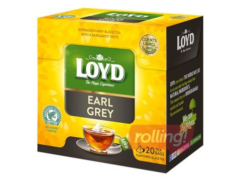 Must tee Loyd Pyramids Early Grey, 20x2 g