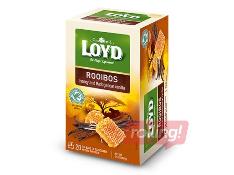 Punane tee Loyd Honey & Madagascar Vanilla, 20x2g