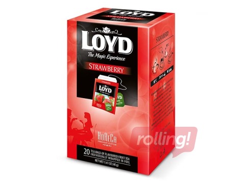 Puuvilja tee Loyd maasikamaitsega FS, 20x2g