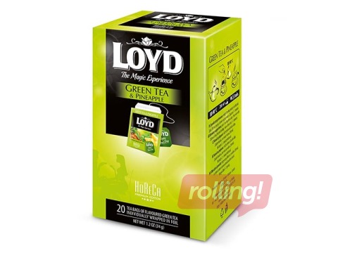 Roheline tee Loyd ananassimaitsega FS, 20x1,7g