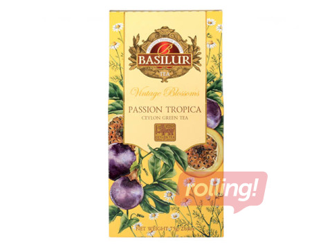 Roheline tee Basilur Vintage Blossoms Passion Tropica, 75g