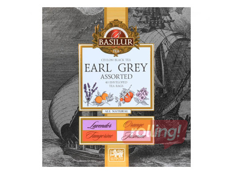 Must tee Basilur Earl Grey Assorted, 40 tk.