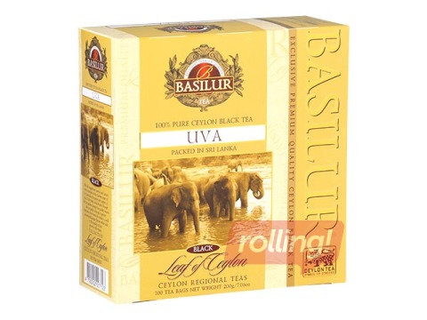 Must Basilur Leaf of Ceylon UVA tee, 100 pakki