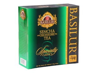 Roheline tee Basilur Specialty Classics Sencha, 100 pakki.