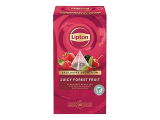 Tea black Lipton with wild berries, pyramids, 25 x 2g