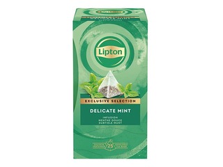 Taimetee Lipton Delicate Mint, püramiidid, 25 x 2 g
