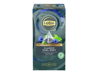 Must tee Lipton Classic Earl Grey, püramiidid, 25 x 2 g