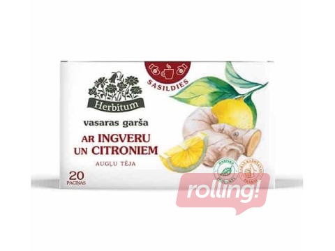 Puuviljatee Herbitum Suve maitse ingveri ja sidruniga, 20 kotikest
