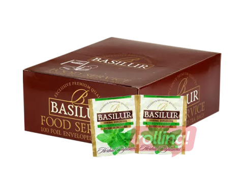 Taimetee Basilur, piparmündimaitseline, 100 pakki