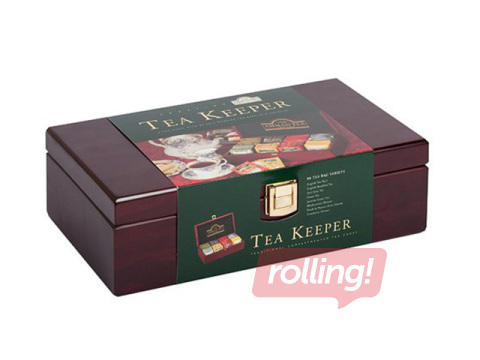 Teevalik Ahmad Tea, assortii, puidust laegas, 80 teepakki