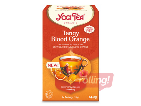 Tee ajurveeda Bio Yogi Tangy Blood Orange, 17 tk