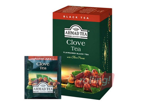 Must tee Ahmad Tea, nelgiga, 20 teepakki