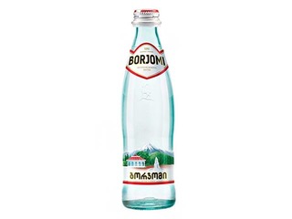 Mineraalvesi Borjomi, karboneeritud, klaaspudel, 0.33 l