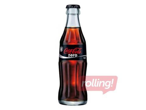 Karastusjook Coca-Cola Zero, klaaspudel, 0.25l