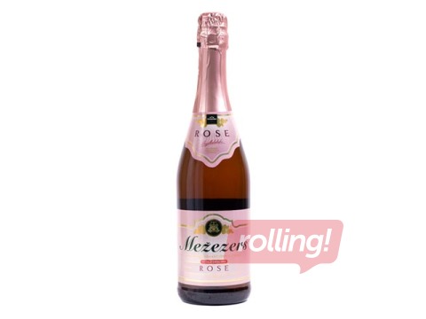 Sparkling drink Mežezers Rose, glass, 750ml