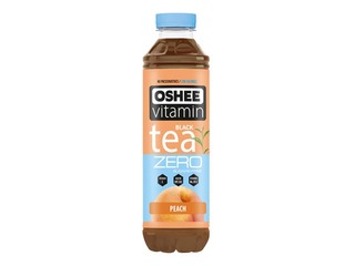 Teejook Oshee Vitamin Zero, virsiku maitsega must tee, 555 ml