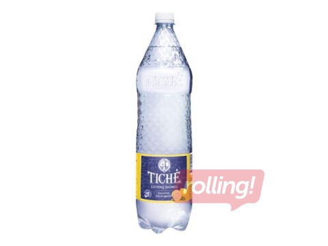 Mineral water Tiche with lemon flavor, carbonated, 1.5l