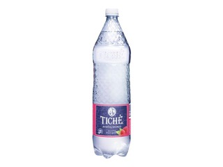 Mineral water Tiche with raspberry flavor, carbonated, 1.5l
