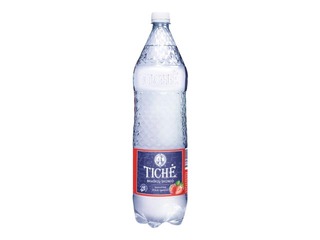 Mineral water Tiche with strawberry flavor, carbonated, 1.5l