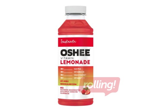 Isotooniline jook Oshee, maasika maitsega, PET, 555ml