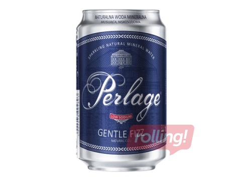 Mineraalvesi Perlage, kergelt gaseeritud, purk, 330ml