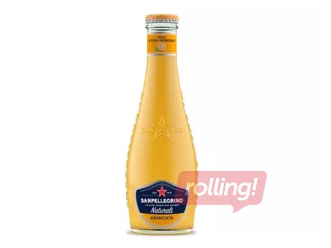 Gaseeritud jook S.Pellegrino, Aranciata Naturali, klaas, 200ml (pant hinnas sisaldub)