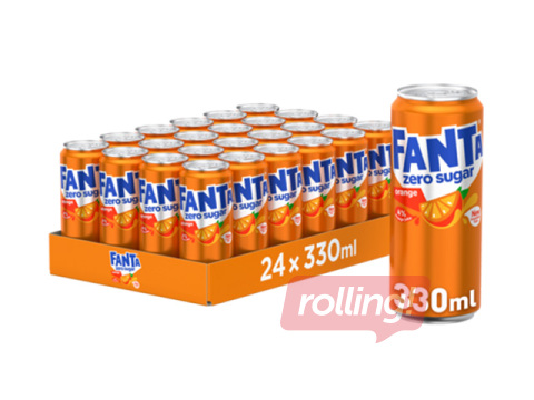Gaseeritud jook Fanta Zero, 330ml