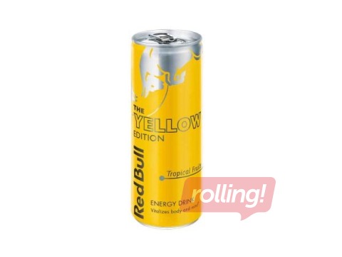 Energiadrink Red Bull, Yellow Edition, 250ml (Pakendi tagastustasu hinna sees)