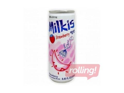 Gaseeritud jook Lotte, Milkis, maasikamaitseline, 250ml (Taara hind sisaldub hinnas)