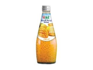 Jook Vinut, basiilikaseemnetega, mangomaitseline, 290ml (Taara hind sisaldub hinnas)
