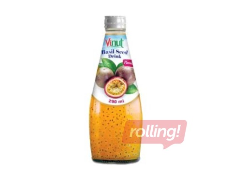 Jook Vinut, basiilikaseemnetega, passioniviljamaitseline, 290ml (Taara hind sisaldub hinnas)